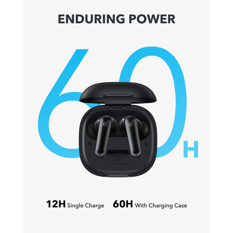 Soundcore by Anker P40i True Wireless Noise-Canceling Earbuds (Black)