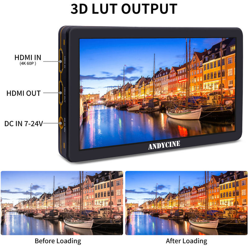 ANDYCINE T6 6" Aluminum HDMI On-Camera Monitor