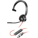 Poly Blackwire 3310 Mono USB-C Headset (Microsoft Teams Certified)