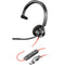 Poly Blackwire 3310 Mono USB-C Headset (Microsoft Teams Certified)