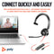 Poly Blackwire 3310 Mono USB-C Headset (Microsoft Teams Certified)