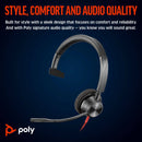 Poly Blackwire 3315 Mono USB-C Headset