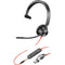 Poly Blackwire 3315 Mono USB-C Headset (Microsoft Teams Certified)