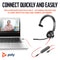 Poly Blackwire 3315 Mono USB-C Headset (Microsoft Teams Certified)