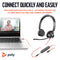 Poly Blackwire 3325 Stereo USB-C Headset