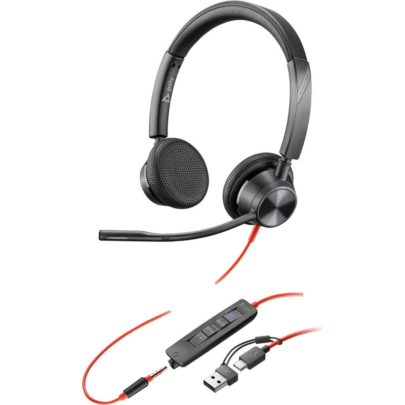 Poly Blackwire 3325 Stereo USB-C Headset (Microsoft Teams Certified)
