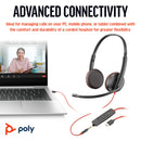 Poly Blackwire 3225 Stereo USB-C Headset