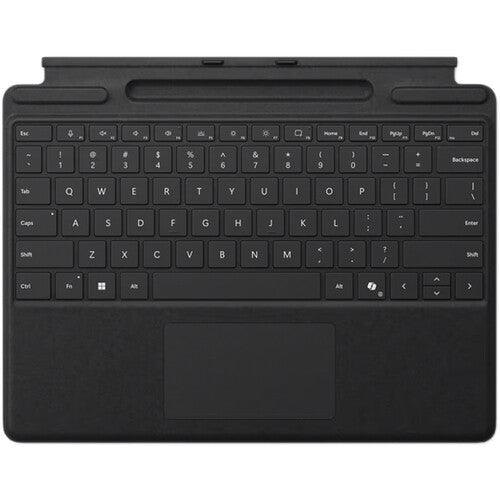 Microsoft Surface Pro Keyboard Cover with Pen Storage (Black, Brown Box Package)