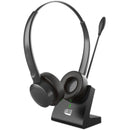 Adesso Xtream P400 Bluetooth Stereo Headset with Charging Dock (Black)