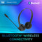 Adesso Xtream P400 Bluetooth Stereo Headset with Charging Dock (Black)
