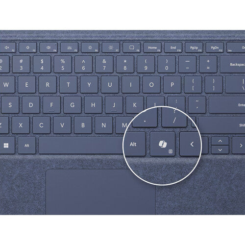 Microsoft Surface Pro Keyboard Cover with Pen Storage (Black, Brown Box Package)