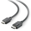 ALOGIC Elements DisplayPort to HDMI Cable (6.6', Dark Gray)