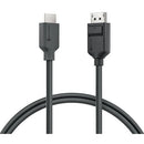 ALOGIC Elements DisplayPort to HDMI Cable (6.6', Dark Gray)