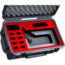 Jason Cases Shure MXW6 and Charger Wheeled Case