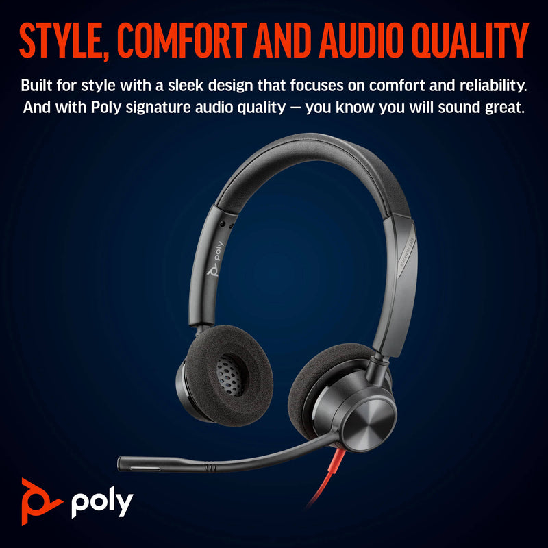 Poly Blackwire 3320 Stereo USB-C Headset