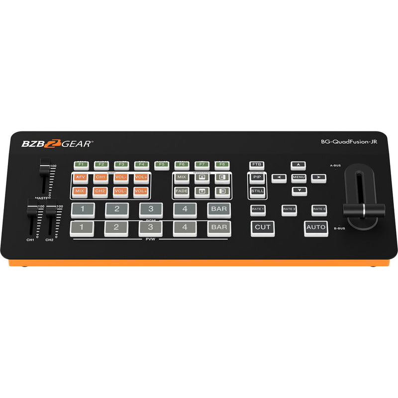 BZBGEAR Complete House of Worship Live Streaming Kit with Three PTZ Cameras, Controller, Mixer, Ceiling Mount (Black)