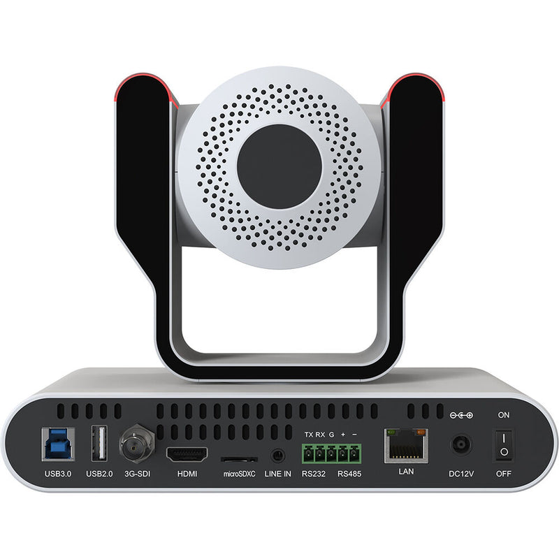 BZBGEAR Complete House of Worship Live Streaming Kit with Three PTZ Cameras, Controller, Mixer, Ceiling Mount (White)