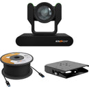 BZBGEAR ADAMO HD 30x PTZ Camera Kit with Ceiling Mount and 33' USB 3.0 Cable (Black)