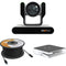 BZBGEAR ADAMO HD 12x PTZ Camera Kit with Ceiling Mount and 33' USB 3.0 Cable (Black)