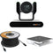 BZBGEAR ADAMO HD 20x PTZ Camera Kit with Ceiling Mount and 33' USB 3.0 Cable (Black)