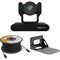 BZBGEAR ADAMO HD 12x PTZ Camera Kit with Wall Mount and 33' USB 3.0 Cable (Black)