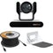 BZBGEAR ADAMO HD 20x PTZ Camera Kit with Wall Mount and 33' USB 3.0 Cable (Black)