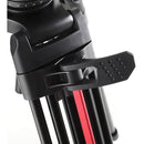 miliboo MTT605A Aluminum Tripod Kit with MYT802 II Fluid Head with Mid-Level Spreader