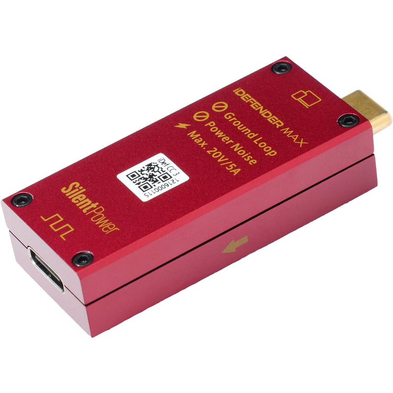iFi audio iDefender Max USB-C Ground Loop Breaker & USB Power Injector