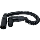 K-Tek KPCS Coiled XLR Jumper Cable (7 to 24")