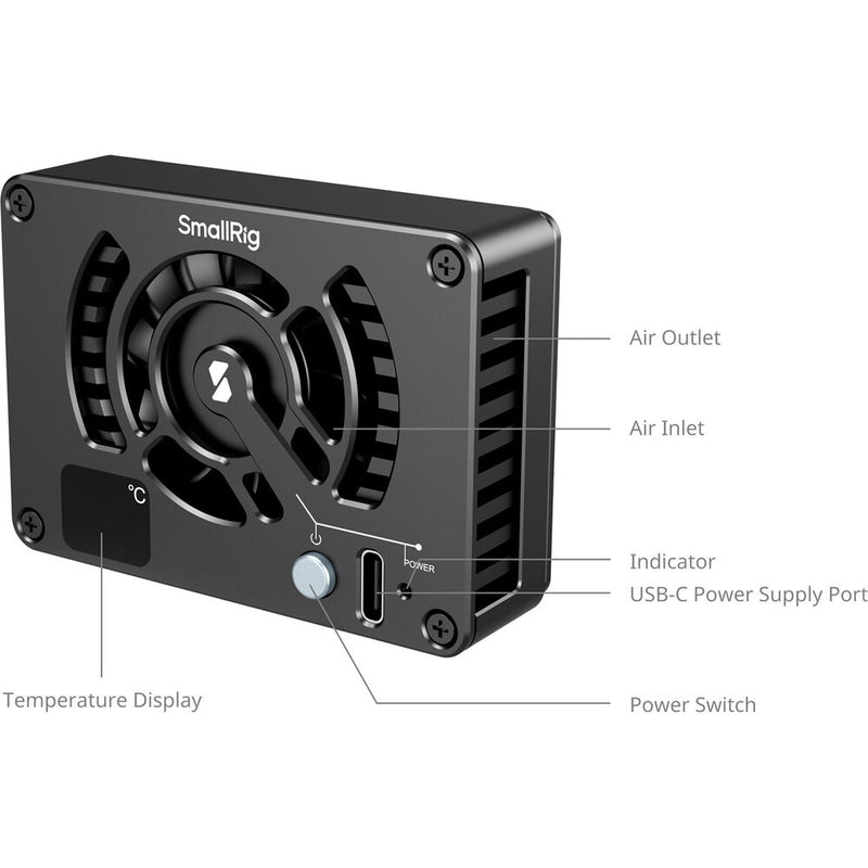 SmallRig Cooling System for Select Sony/Canon/FUJIFILM Cameras