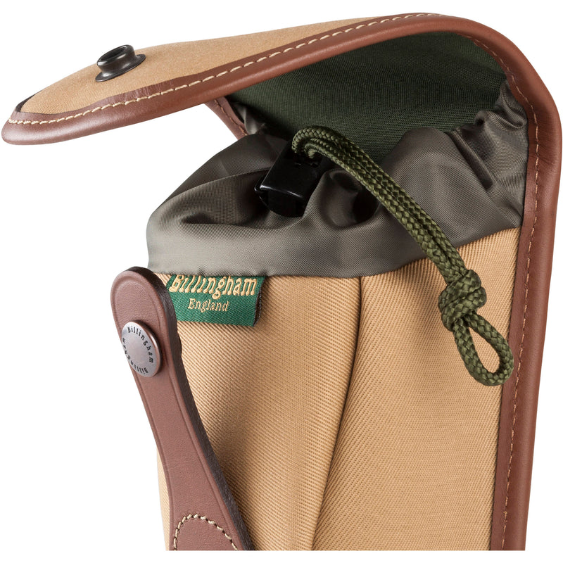 Billingham AVEA 7 Camera Pocket (Black Fibrenyte/Tan Leather, 0.5L)