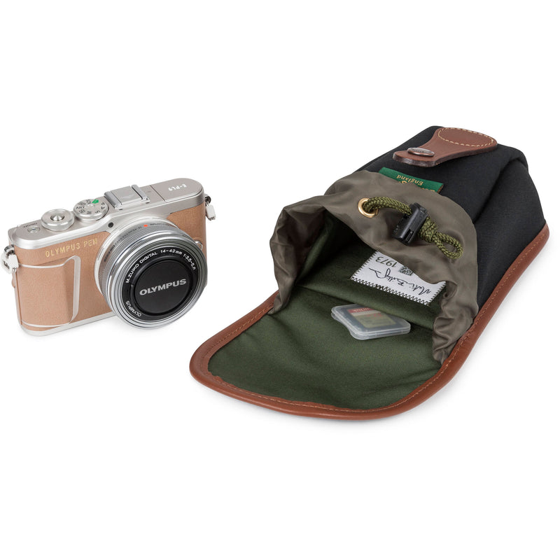 Billingham AVEA 7 Camera Pocket (Sage Fibrenyte/Tan Leather, 0.5L)