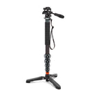 3 Legged Thing Alana Carbon Fiber Monopod Super Kit with Video Head and DocZ2 Foot (Metallic Slate Gray)