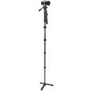 3 Legged Thing Alana Carbon Fiber Monopod Super Kit with Video Head and DocZ2 Foot (Darkness)