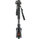 3 Legged Thing Alana Carbon Fiber Monopod Super Kit with Video Head and DocZ2 Foot (Darkness)