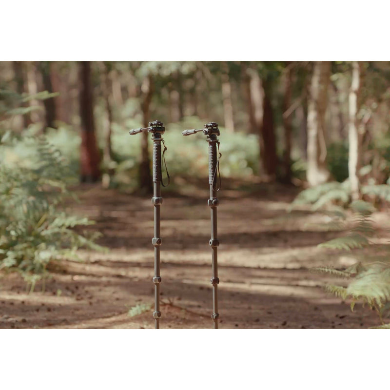 3 Legged Thing Alana Carbon Fiber Monopod Super Kit with Video Head and DocZ2 Foot (Darkness)