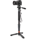3 Legged Thing Alana Carbon Fiber Monopod Super Kit with Video Head and DocZ2 Foot (Metallic Slate Gray)