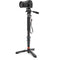 3 Legged Thing Alana Carbon Fiber Monopod Super Kit with Video Head and DocZ2 Foot (Metallic Slate Gray)