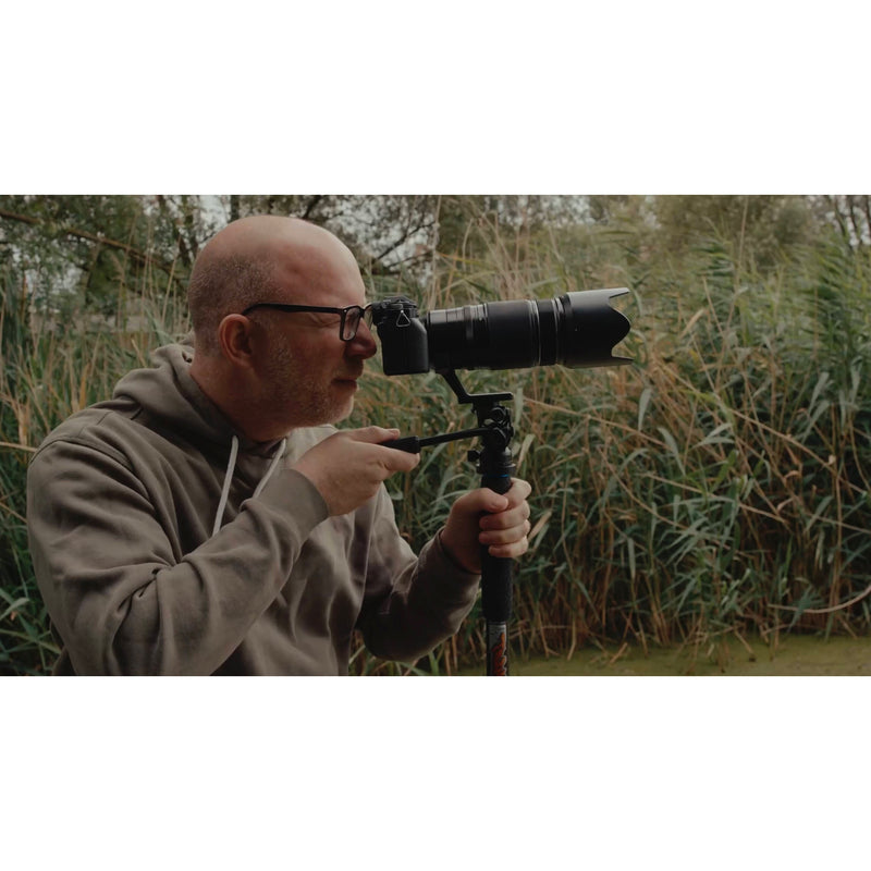 3 Legged Thing Trent 2.0 Magnesium Monopod Super Kit with Video Head and DocZ2 Foot (Metallic Slate Gray)