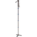 3 Legged Thing Taylor 2.0 Magnesium Monopod Super Kit with Video Head and DocZ2 Foot (Blue)
