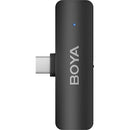 BOYA BY-V4U Ultracompact 4-Person Wireless Microphone System with USB-C Connector for Mobile Devices (2.4 GHz)