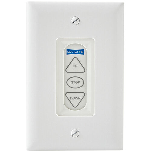 Da-Lite DL16622 Smart Low-Voltage Wall Switch (White)