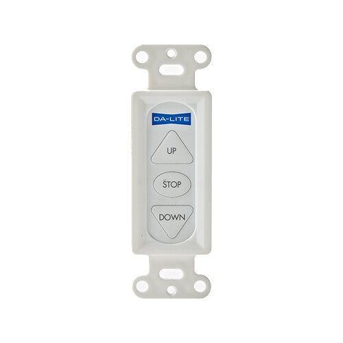 Da-Lite DL16622 Smart Low-Voltage Wall Switch (White)