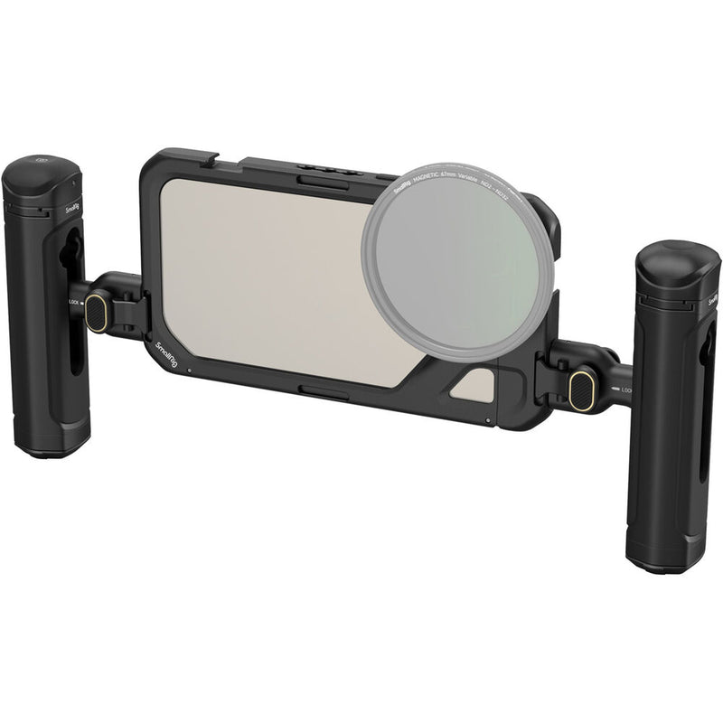 SmallRig Mobile Video Cage with Dual Handles for iPhone 15 Pro Max