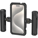 SmallRig Mobile Video Cage with Dual Handles for iPhone 15 Pro Max