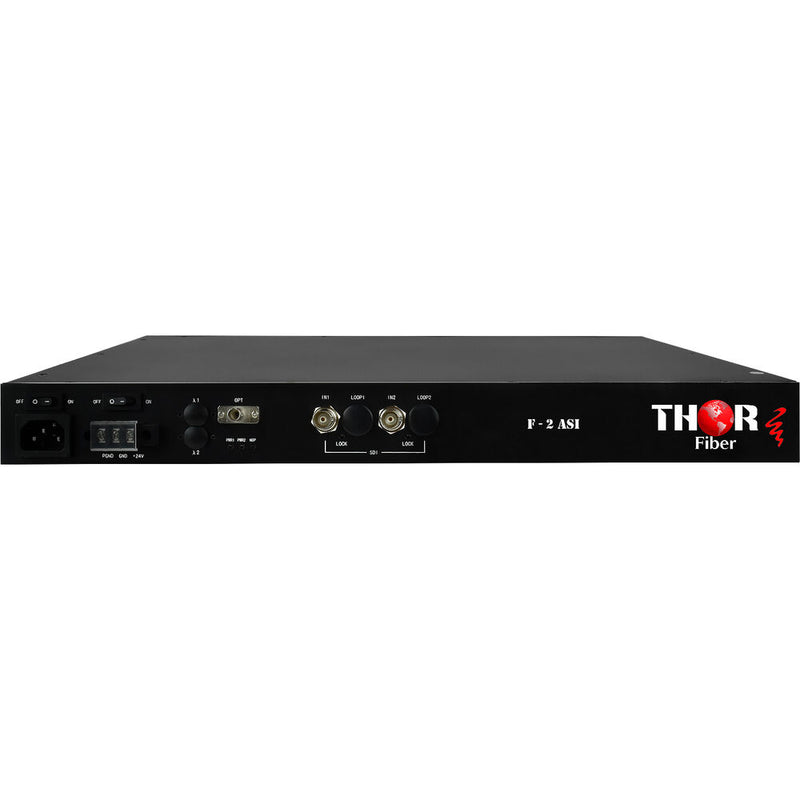 Thor 2-Channel DVB-ASI/SD-SDI over Fiber Media Converter