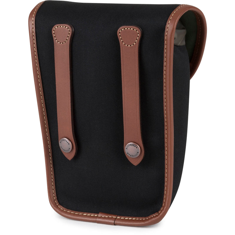 Billingham AVEA 8 Camera Pocket (Black Canvas with Tan Leather Trim, 1.1L)