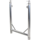 ProX Truss Modular Rapid U-Grid Dual Kit with Rolling Base (5', Silver)