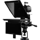 Prompter People Q-Gear Qpro  19" 400 NIT HDMI 3G-SDI Teleprompter and 15.6" 3G-SDI HDMI RGB IPS Talent Monitor