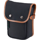 Billingham Delta End Pocket (Black Canvas / Tan Leather Trim, 1L)
